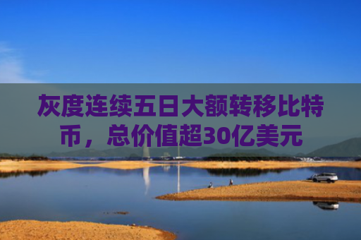 灰度连续五日大额转移比特币，总价值超30亿美元-第1张图片-大猪科技网