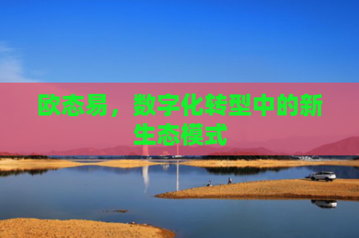 欧态易，数字化转型中的新生态模式