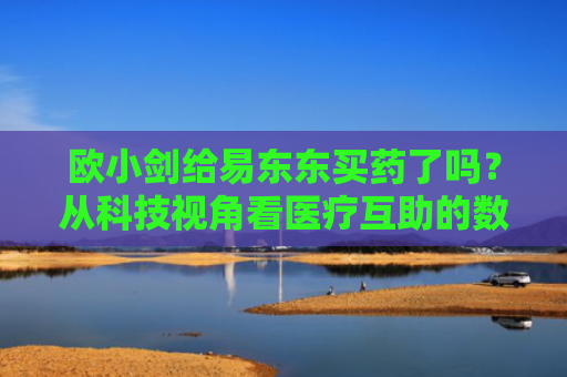 欧小剑给易东东买药了吗？从科技视角看医疗互助的数字化未来-第1张图片-大猪科技网
