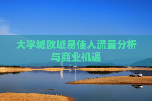 大学城欧城易佳人流量分析与商业机遇-第1张图片-大猪科技网