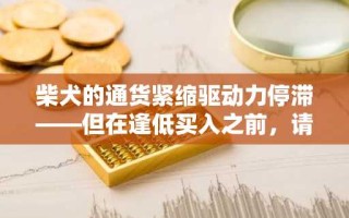 柴犬的通货紧缩驱动力停滞——但在逢低买入之前，请注意……