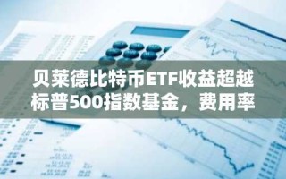 贝莱德比特币ETF收益超越标普500指数基金，费用率成关键