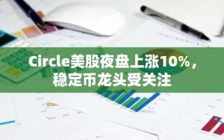 Circle美股夜盘上涨10%，稳定币龙头受关注